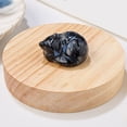 thumbnail image 2 of Natural Quartz Crystal Sleeping Cat Decoration, Miniature Garden Ornaments, Meditation Cat Crystals Statue Decoration for Desk/Home/Flower Pot, 2 of 3