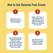 Desenex Anti-Fungal Foot Cream, 1oz, Prescription-Strength Miconazole Nitrate