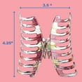 thumbnail image 5 of Enchante Wide-Curved No-Slip Claw Clips, Multicolor & Peach Painted, 2 Ct, 5 of 8