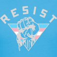 thumbnail image 3 of CafePress - Resist Trans Flag Women's Dark T Shirt - Women's Traditional Fit Dark T-Shirt, 3 of 4