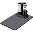 thumbnail image 1 of Coffee Bar Mat Accessories for Countertop Absorbent Hide Stain Rubber Backed Dish Drying Mats for Kitchen Counter Draining Pad Decor Gift Fit Under Coffee Maker Coffee Pot Espresso Machine (24x16in), 1 of 5