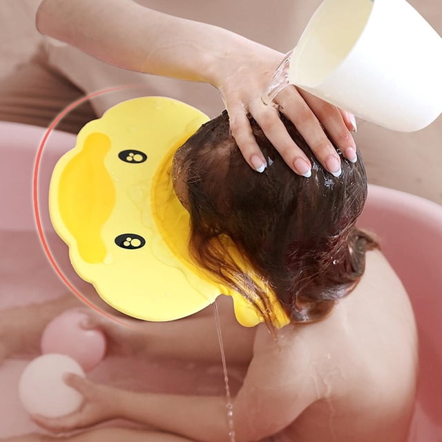 Baby Shower, Baby Shower Champú ajustable Champú Lavado Protector para el cabello Sombrero Protección para los oídos Sombrero de baño Materiales ecológicos