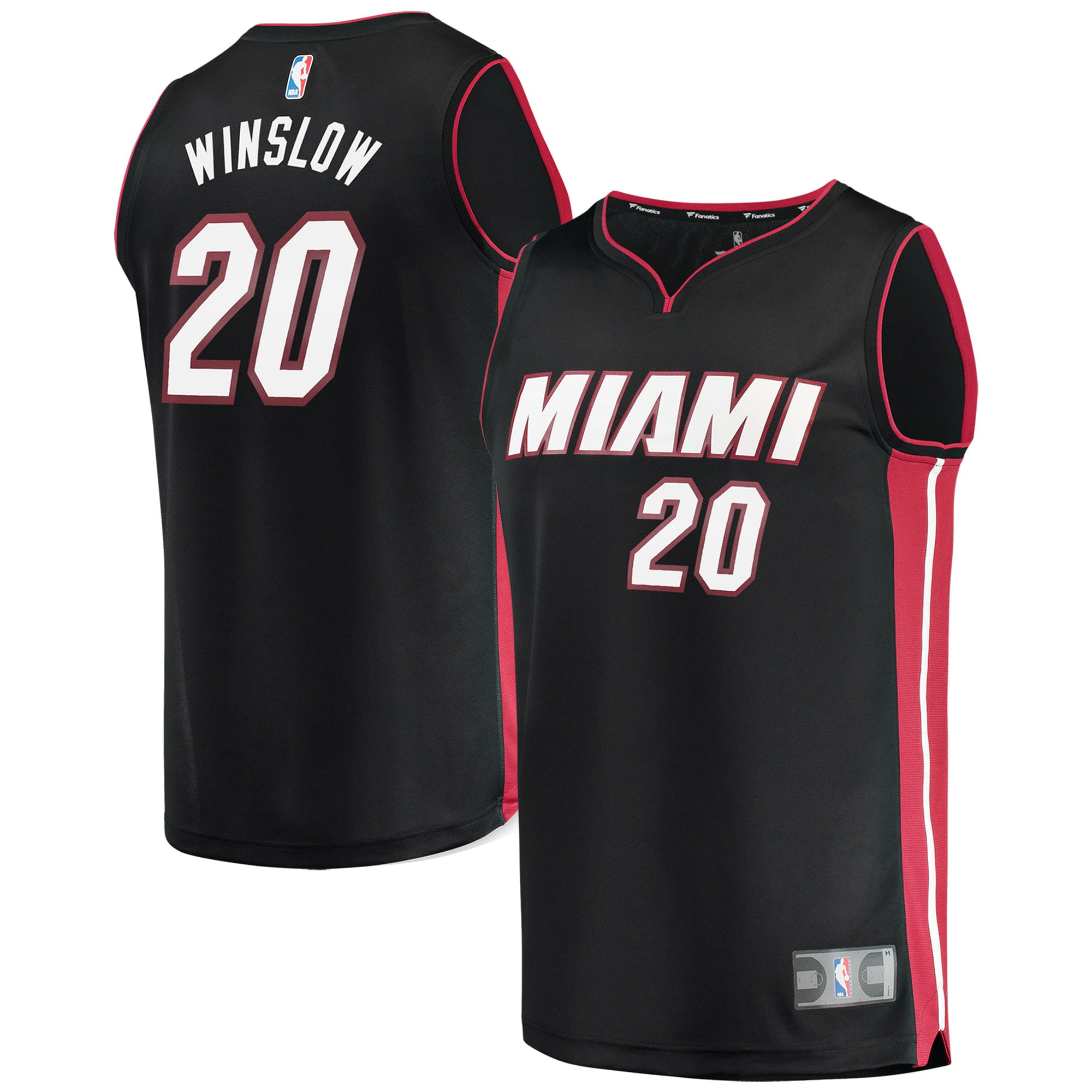 Justise Winslow Miami Heat Fanatics Branded Youth Fast Break Replica