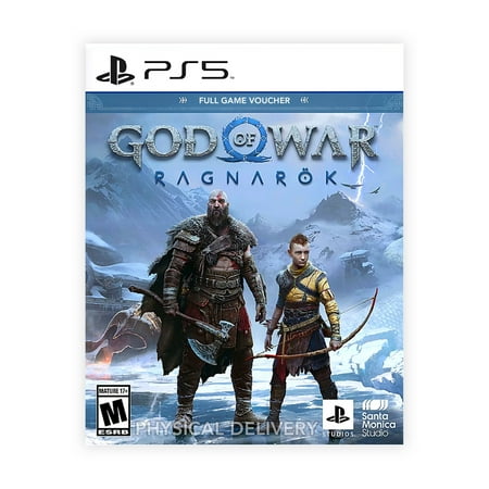 PlayStation 5 God of War Ragnarök Full Game Voucher for PS5 and PS4