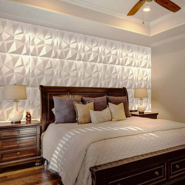 Art3d PVC Wave Board Textured 3D Wall Panels