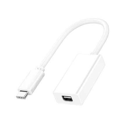 TOP.E Adaptateur USB-C vers Mini Display Port Adaptateur USB 3.1 Type C ( Thunderbolt 3) vers Thunderbolt 2 pour MacBook Pro