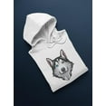 thumbnail image 3 of Husky Portrait Hoodie Men -Image by Shutterstock, Male Medium, 3 of 4