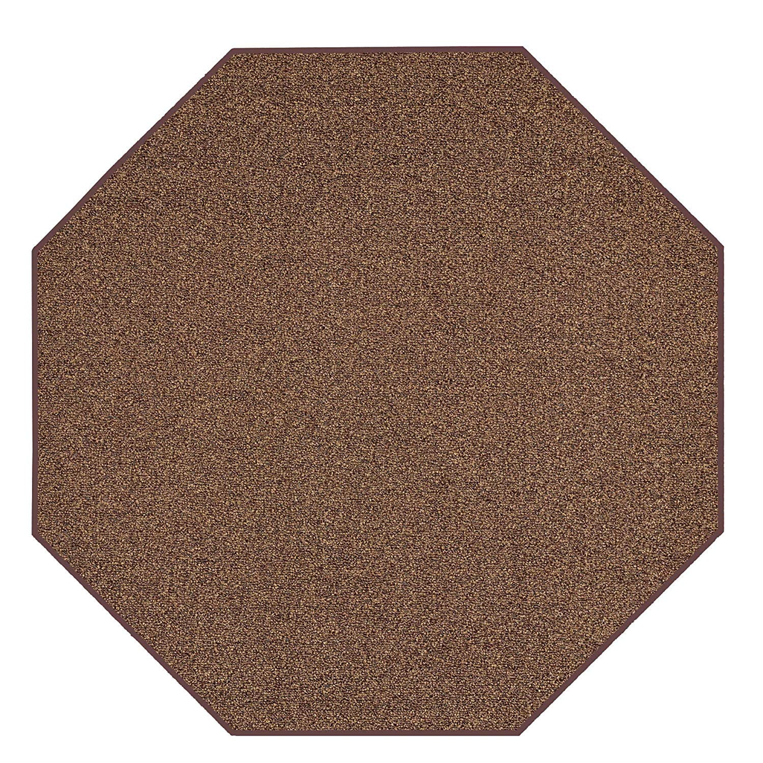 Outdoor Artificial Turf Chestnut Area Rugs With Premium Non Skid backing Great for Decks, Patio