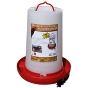 Farm Innovators HPF-100 Heated 3 Gal Hanging Poultry Water Fountain, Red