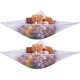thumbnail image 1 of Jumbo Toy Hammock, White, Organize Stuffed Animals & Children's Toys with This Mesh Hammock, Expands to 6 feet, (2-Pack), 1 of 5