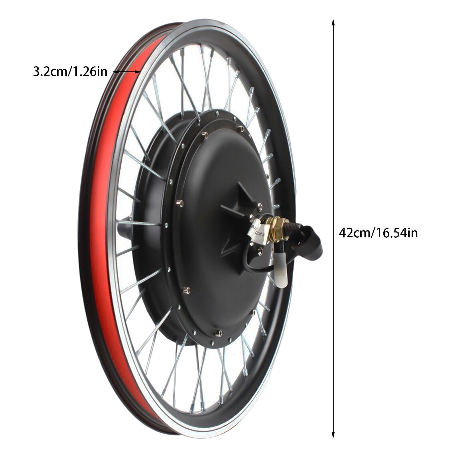 20" EBike Bicycle Conversion Kit 1000W Electric Front / Rear Wheel Hub Motor