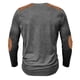 thumbnail image 3 of Men'S Printed T-Shirt Outdoor Retro Button Loose Long Sleeve TopM, 3 of 3