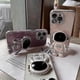 thumbnail image 3 of Astronaut Hidden Stand Case Compatible With Iphone 13 Pro Max/13 Pro/13, Electroplated Tpu Protective Cover, 3 of 3