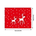 thumbnail image 3 of Napperon de Noël en Lin, Tapis Isolé, Napperon de Table, Serviettes de Fête, Cadeaux de Vacances, 3 of 5