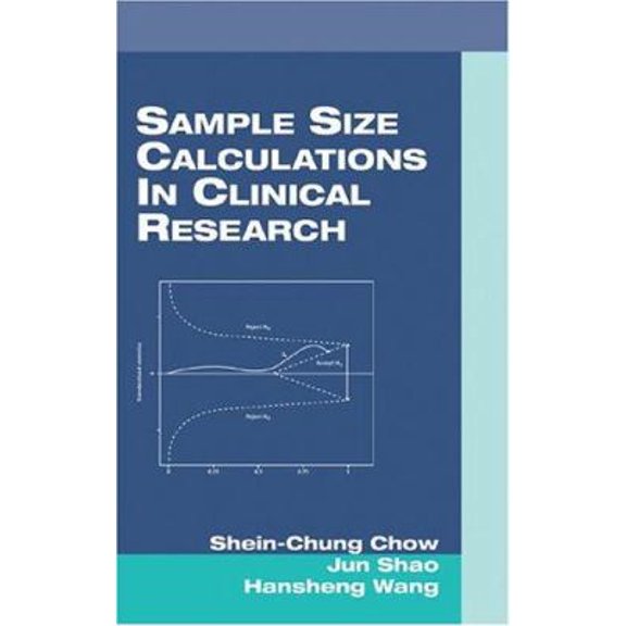Pre-Owned Sample Size Calculations in Clinical Research (Chapman & Hall/CRC Biostatistics Series) (Hardcover) 0824709705 9780824709709