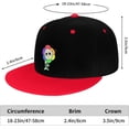 thumbnail image 4 of Dandys World Baseball Cap, Children's Hip-Hop Adjustable Snap Button Baseball Cap, 4 of 6