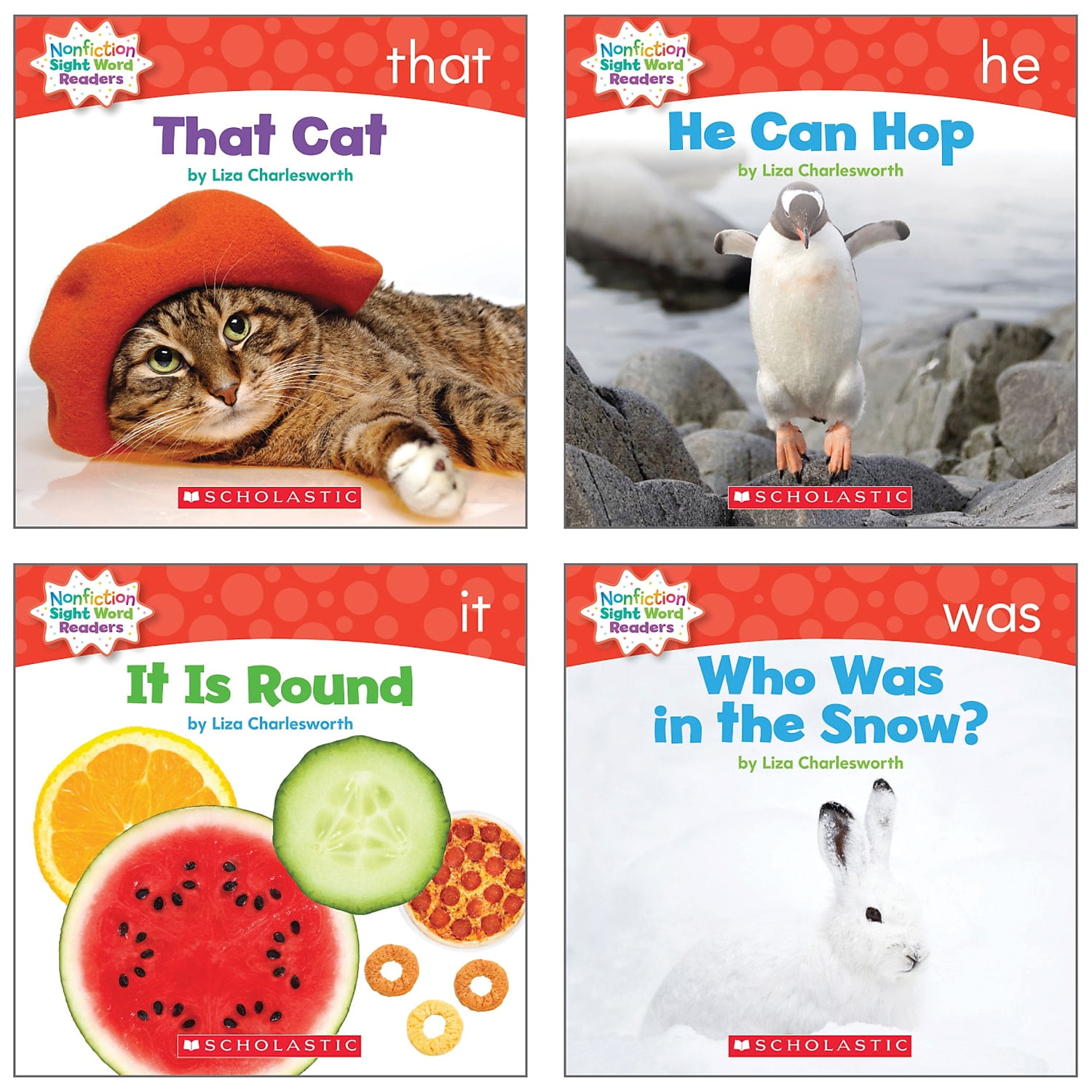 Nonfiction sight word readers A～D＋CD｜洋書、外国語絵本
