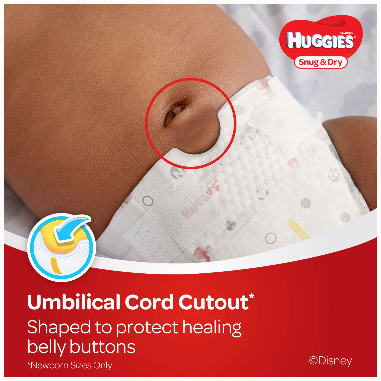 huggies newborn diapers umbilical cord