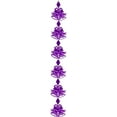 thumbnail image 2 of PMU Christmas Jingle Bells 40in Prismatic Pendant Purple- Christmas Hanging Decor from Ceiling for Christmas Hanging Decoration for Christmas Tree, Garland Indoor Home Ornaments Purple (1/pkg) Pkg/1, 2 of 2