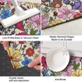 thumbnail image 3 of Pioneer Flower Floral Print Pattern Kitchen Rug Mat,Kitchen Runner Rugs Non Skid Washable,Decorative Kitchen Floor Mats for Kitchen,Sink,Laundry,17"X47", 3 of 5