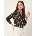 thumbnail image 3 of Moomaya Printed Tops For Women, Long Sleeve, Semi-Formal Top, 3 of 9