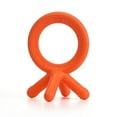 thumbnail image 1 of Comotomo Silicone Baby Teether - Orange, 1 of 2