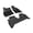 Black, variant on 3D MAXpider Custom Fit Kagu Floor Mat (Black) Compatible with Chevrolet Bolt EV/Bolt EUV 2017-2023 - Front Row
