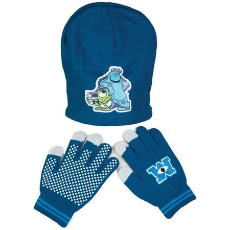 Monsters University - Sully & Mike Juvy Reversible Knit Hat & Glove Set