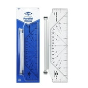 Alvin Parallel Glider Acrylic Standard Ruler, 10", Multicolor, 1 Count, 1 Pack