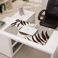 thumbnail image 3 of Long Mouse Pads for Desk,Brown Boho Geometric and Plant Pattern Desk Mats on Top Of Desks, Desk Mouse Pad Extra Large with 3mm Non-Slip Base and Stitched Edge for Gaming,Office,Work,Home 31.5"x15.7", 3 of 6