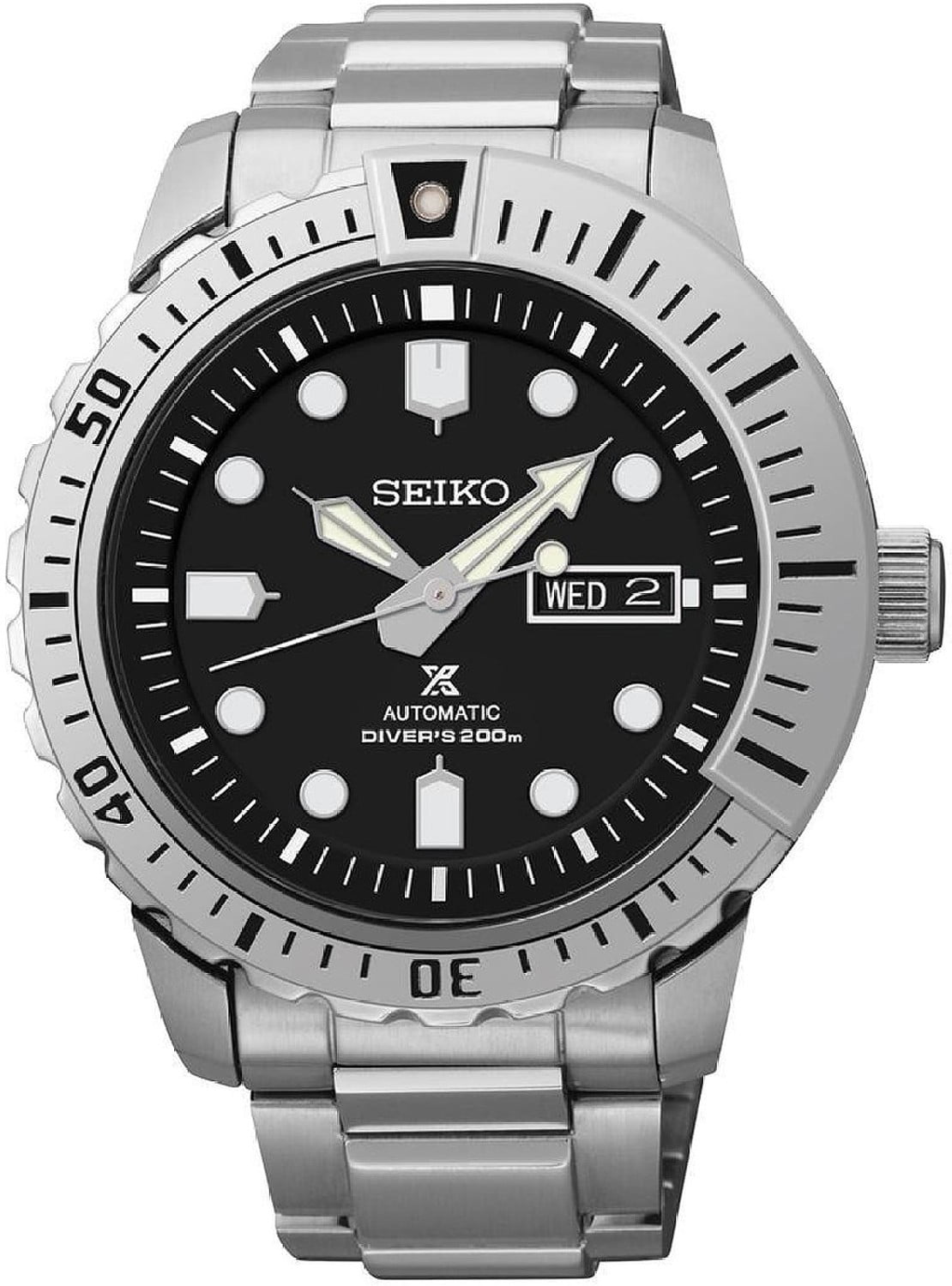 seiko men's silver watch