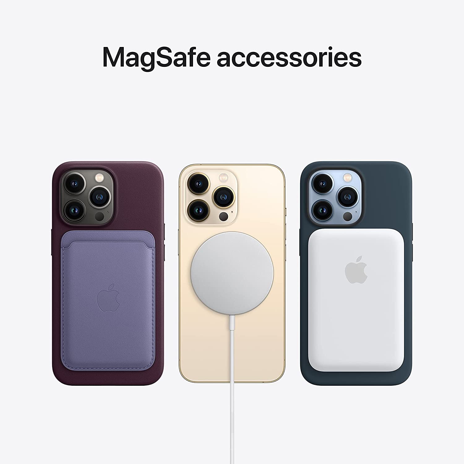 iPhone 13 Pro Max Silicone Case with MagSafe – Blue Jay