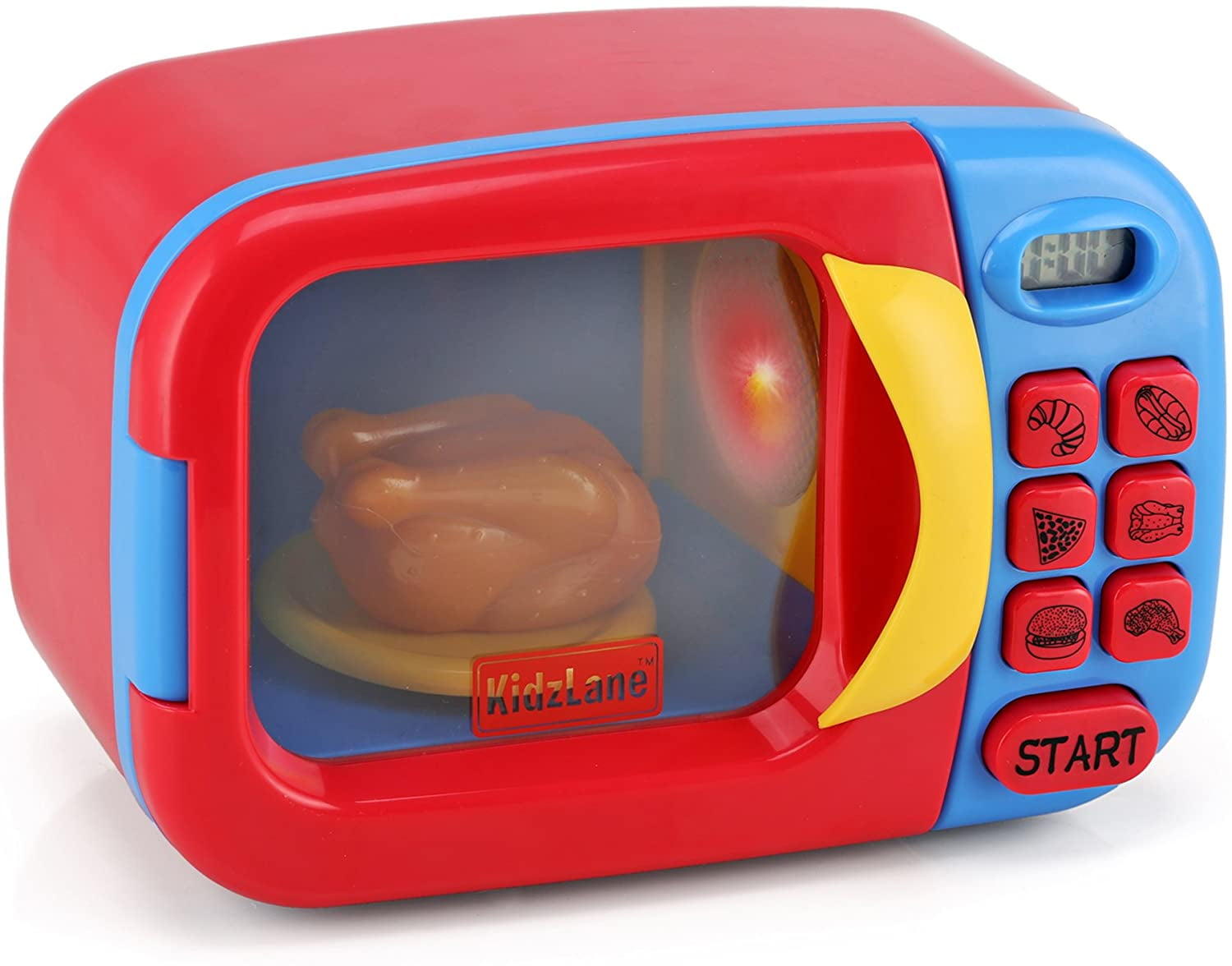 Kitchen Toy Microwave Play Set,Microwave Toy Kitchen Accessories,Safe and Preten 