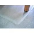 thumbnail image 4 of 48" x 30" PVC Chair Floor Mat Rectangle Home Office Protector for Hardwood Floor, Clear, 4 of 10