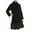 black, variant on Armani Womens Solid Coat, Black, 42