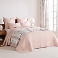 thumbnail image 4 of Juego de colchas Levtex Home Cross Stitch Blush Queen +2 Sham, 4 of 8