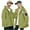 Green, variant on Women's Polyester Blend Winter Jacket - Thermal Insulated Adjustable Hood Multi-Pocket Design