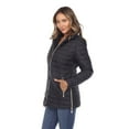 thumbnail image 2 of White Mark Manteau Matelassé pour Femmes, 2 of 6