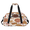 Brown, variant on Personalized Christmas Bag Gym Bag Custom Duffle Bag Christmas Bag with Name Overnight Bag Christmas Gingerbread Man Donuts
