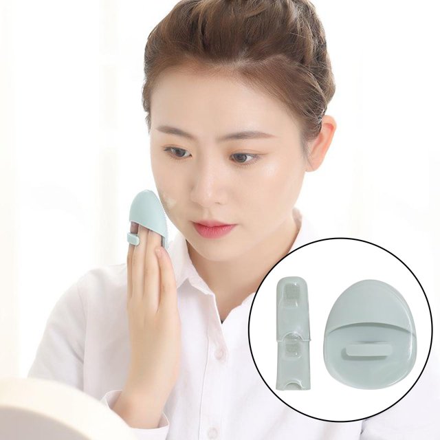 Cepillo exfoliante de silicona pa facial, cepillo de facial manual, ador facial suave pa exfoliación y tip shamjiam cepillo de limpieza facial suave
