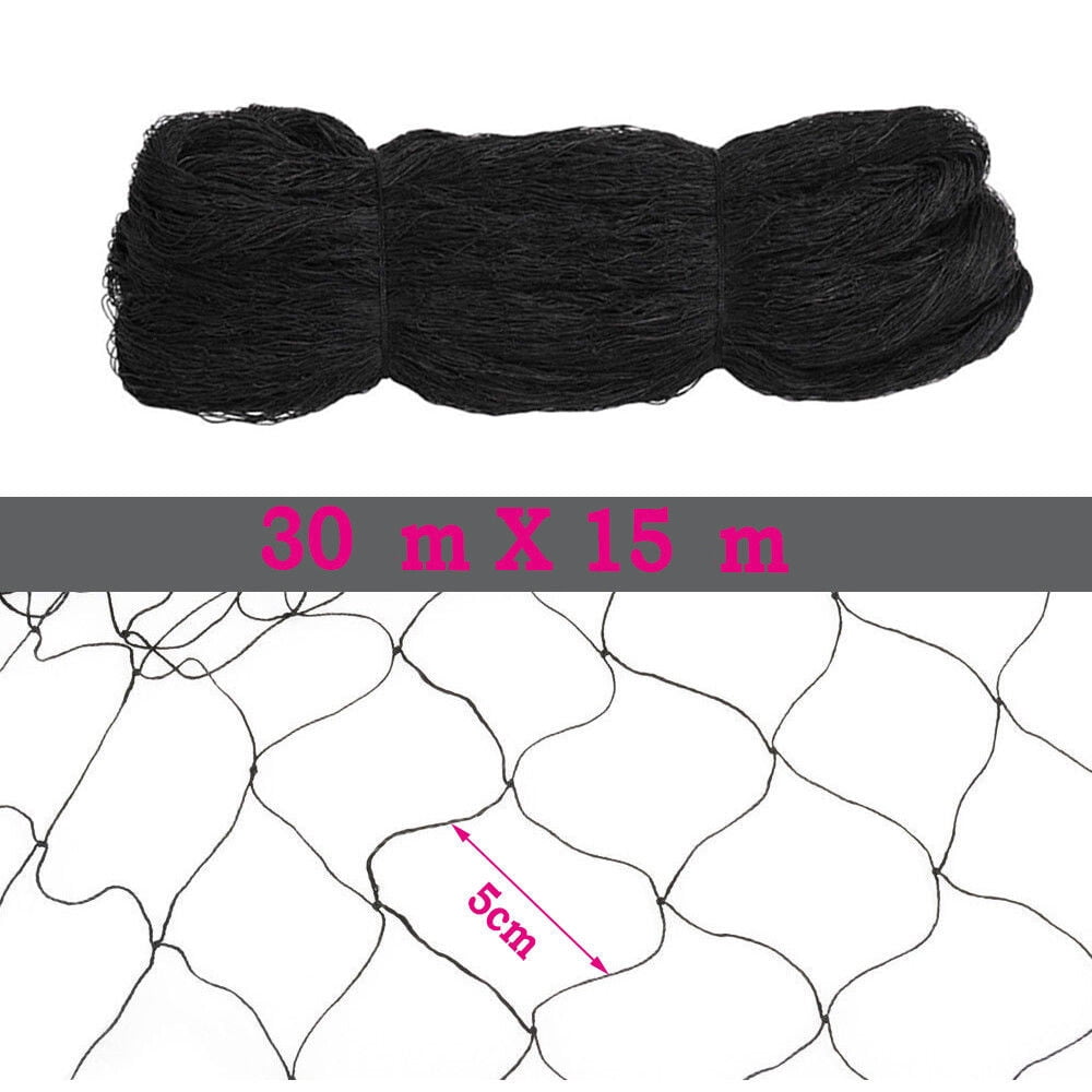 100*50ft Polyester Bird Netting, Heavy Duty Poultry Netting, Garden Netting for Plants, 1.97*1.97'' Mesh Size