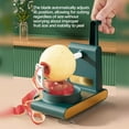 thumbnail image 2 of Multifunctional Fruit Peeler 2.0 for Kitchen, Hand Stainless Steel Fruit and Vegetable Peeler Slicer Corner, Peeler Machine with Divider for Apples Potatoes Pears Home Essentials, Light Green, 2 of 9
