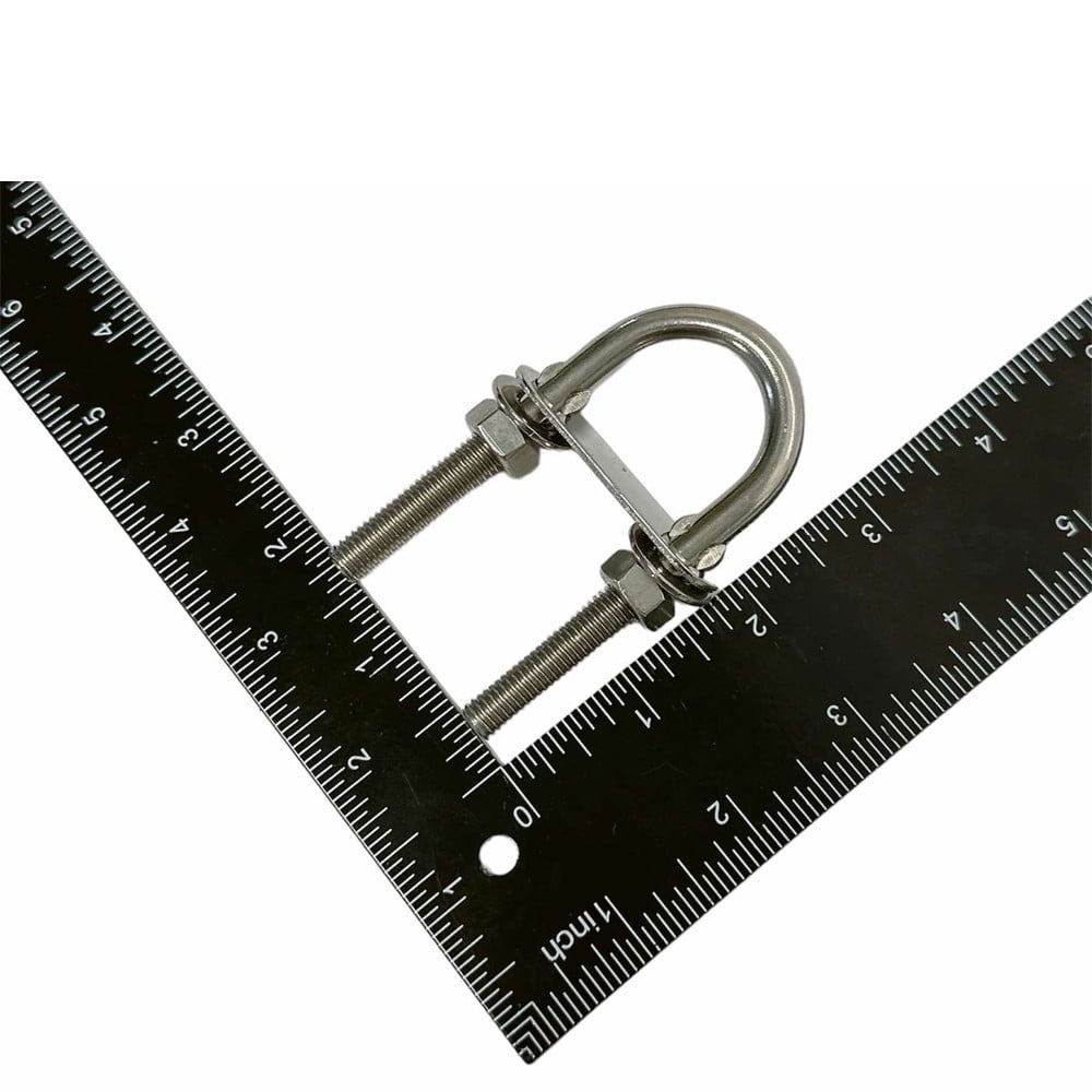 4 Pcs T304 Stainless Steel 3-1/4" U-Bolt