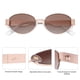 thumbnail image 5 of Gafas de Sol SOJOS Retro Ovaladas UV400 para Mujer Oro Rosado/Rosa, 5 of 7