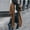 Brown, variant on XPMWRP Coarse Knit Cardigan Loose Oversized Knitwear Soft Material Long Sleeve Casual Fashionable Sweater for Women Home Daily Wear Blue L