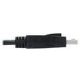 thumbnail image 4 of Tripp Lite Displayport 1.4 Cable With Latching Connectors - 8k Uhd, Hdr, 4:2:0, Hdcp 2.2, M/m, Black, 10 Ft. - Displayport Cable - Displayport (m) To Displayport (m) - Displayport 1.4 - 10 Ft - Black, 4 of 4