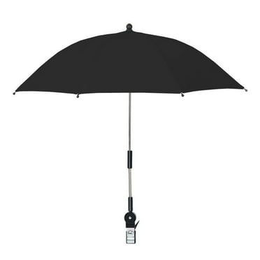 Qocolhg Chair Umbrella with Clamp, Universal Adjustable Beach Chair Umbrella Wheelchair Umbrella, Clip on Umbrella for Beach Chair, Stroller Umbrella Sunshade Umbrella for Patio Chairs