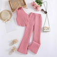 thumbnail image 2 of Girls Summer Clothes Sleeveless Tops and Baggy Wide-Leg Pants 2 Piece Girls Sets 9 Years Toddler Girl Clothes Girl Fashion, 2 of 9