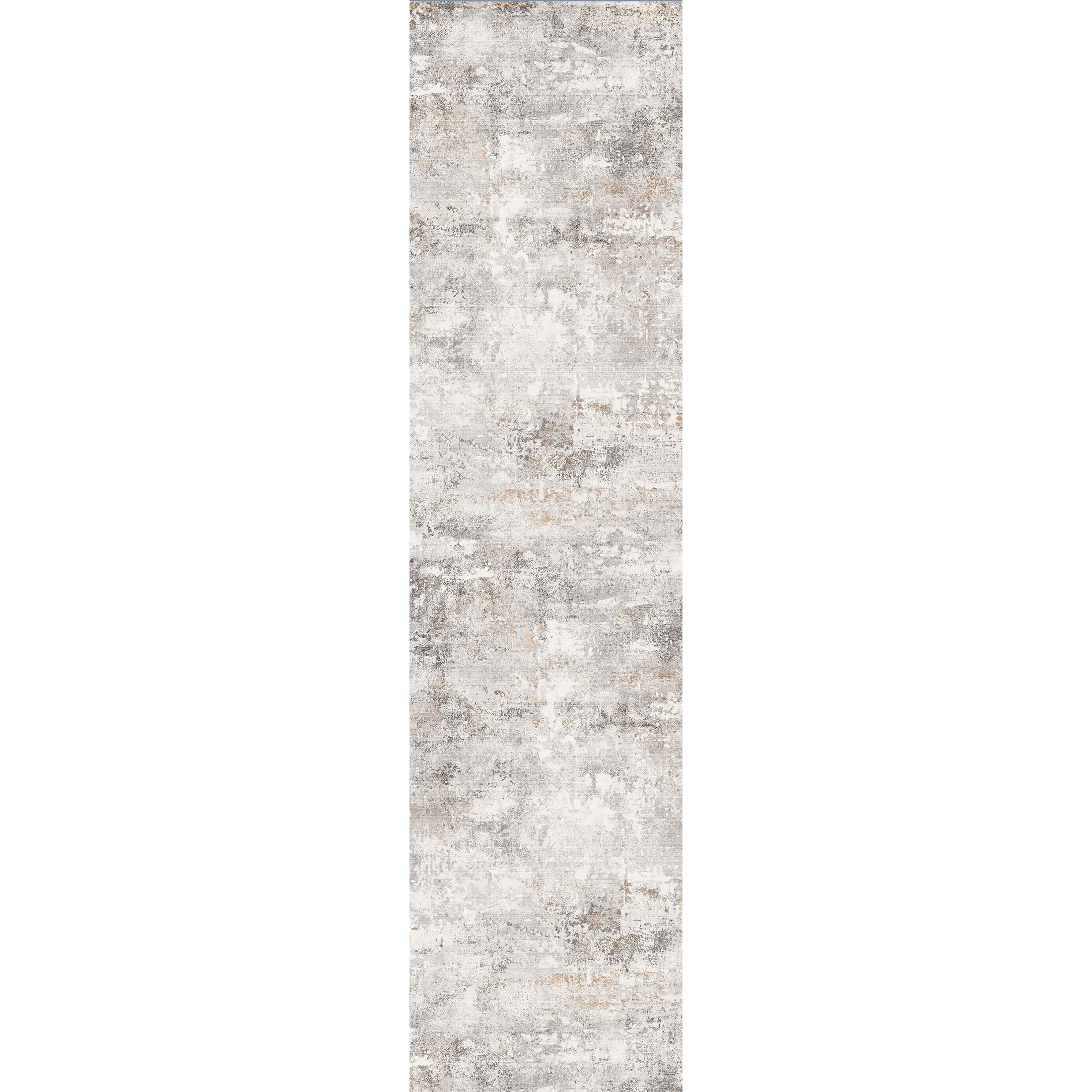 BERTHMEER 2'x8' Washable Runner Rugs for Hallway Kitchen Entryway Non-slip, Gold Gray
