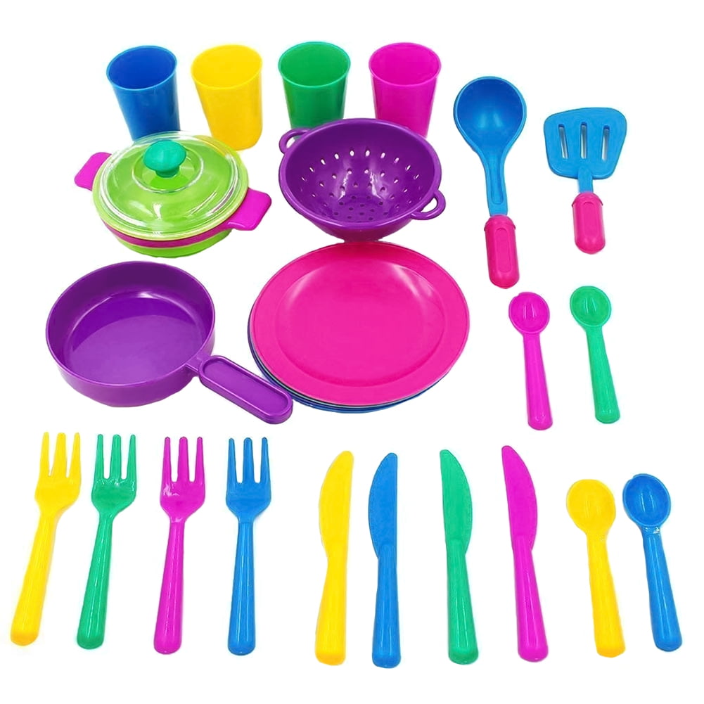 AIHOME 28pcs children play and make pretend educational toys kitchen